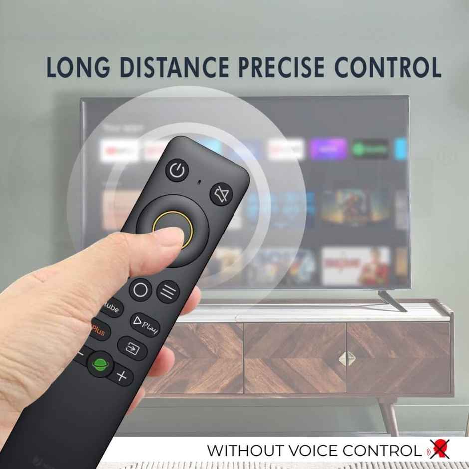 Ailkin Infrared Remote Control for Realme Smart 4K Android TV (Non-Voice) Realme TV Remote Control Remote Controller  (for Realme Smart 4K Android LED OLED QLED TV, Netflix Prime Video YouTube Keys)Require AAA Battery