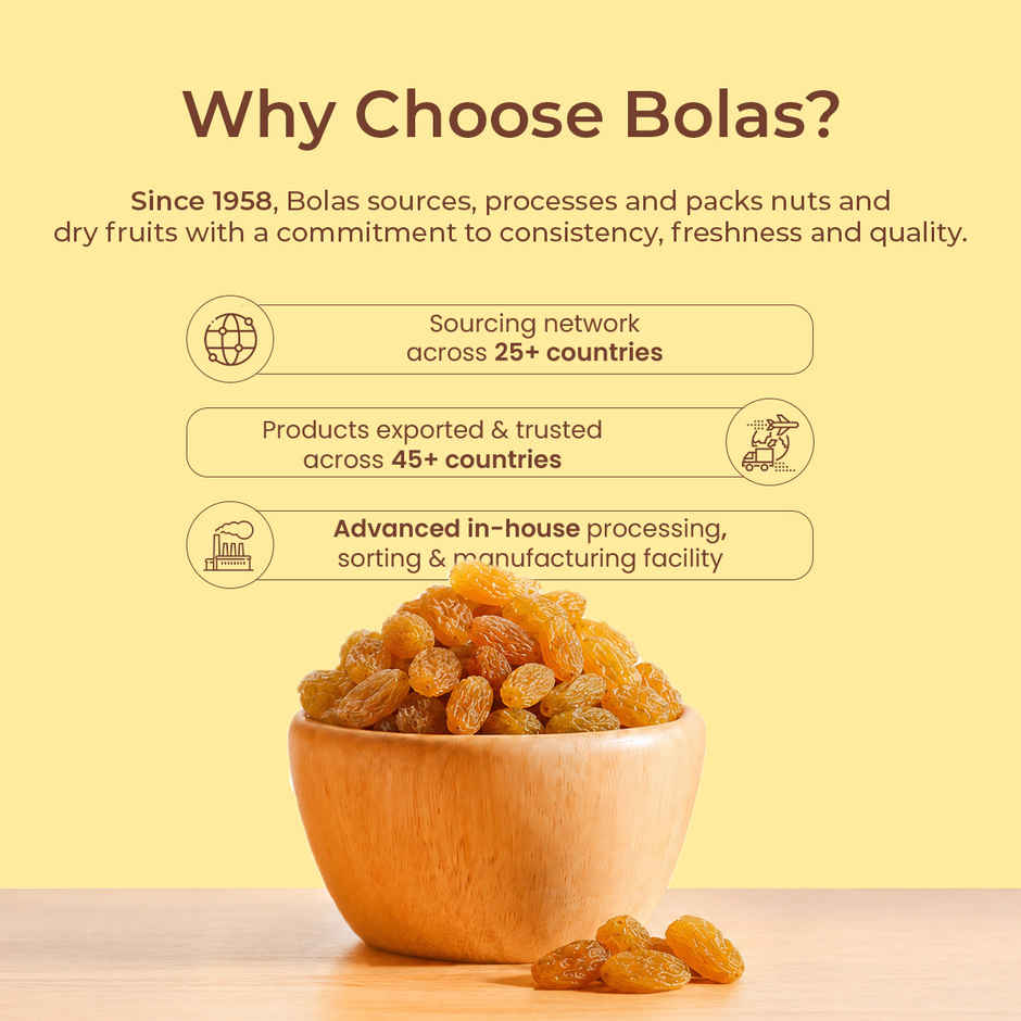 Bolas Gold Raisins