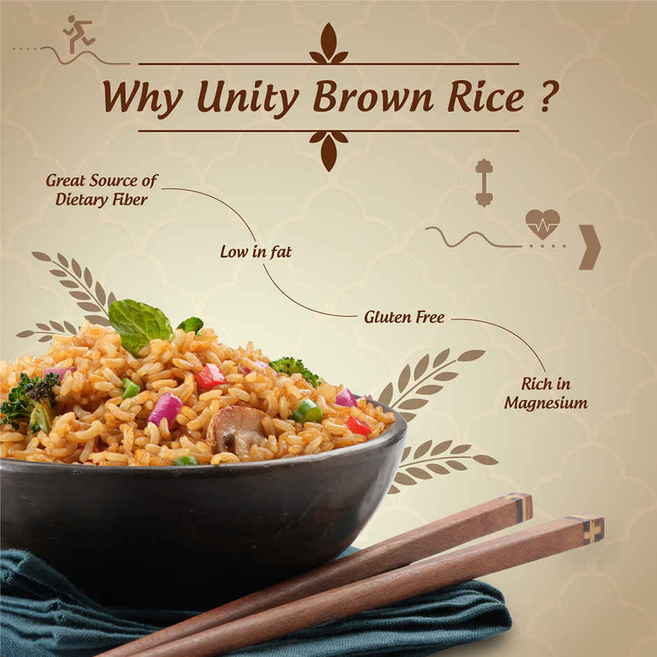 India Gate Unity Whole Grain Brown Rice | Long Grain