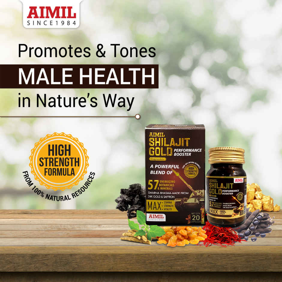 Aimil Shilajit Gold Capsule