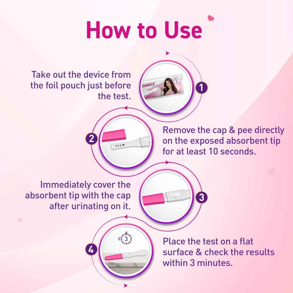 Prega News Advance Rapid Single Step Pregnancy Test Combo