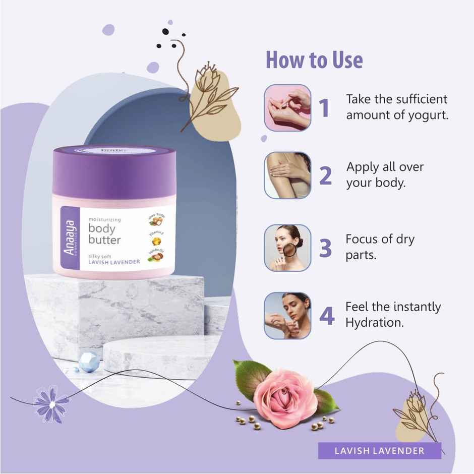 Anaaya Body Butter - Silky Soft Lavish Lavender