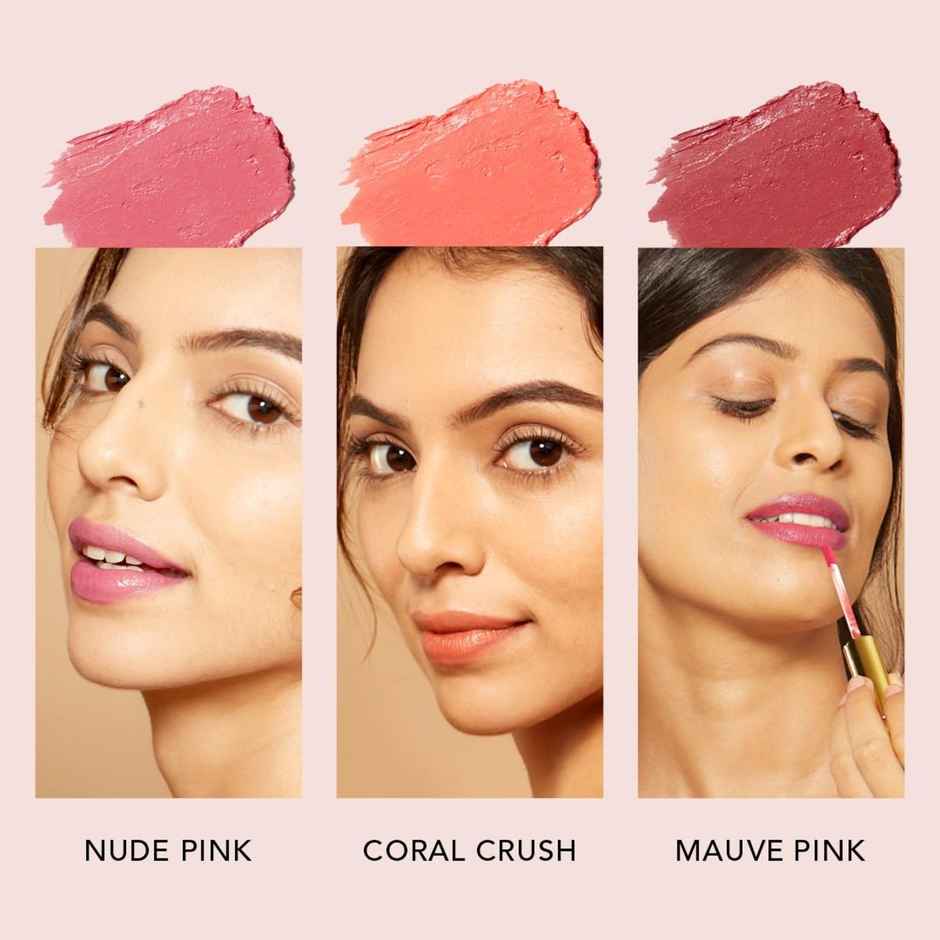 Ras Luxury Skincare Oh-So-Luxe Liquid Tinted Lip Balm Trio Set - Nudes (9.6 Ml)