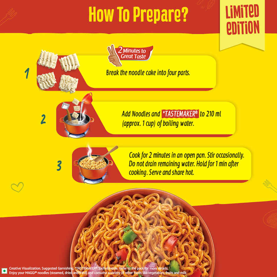 Maggi 2-Minute Instant Noodles, Tandoori Masala