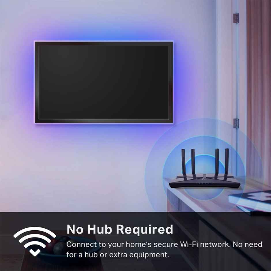 TP-Link Tapo L930-5 Smart Wi-Fi Light Strip,16.4Ft 1000 Lumens,16M Dimmable Colors, Multicolor
