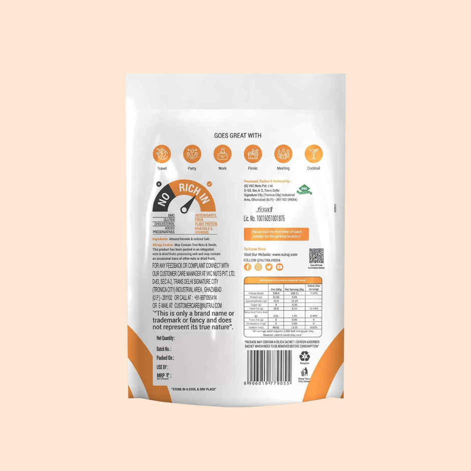 Nutraj Snackrite Roasted & Salted Almond/Badam