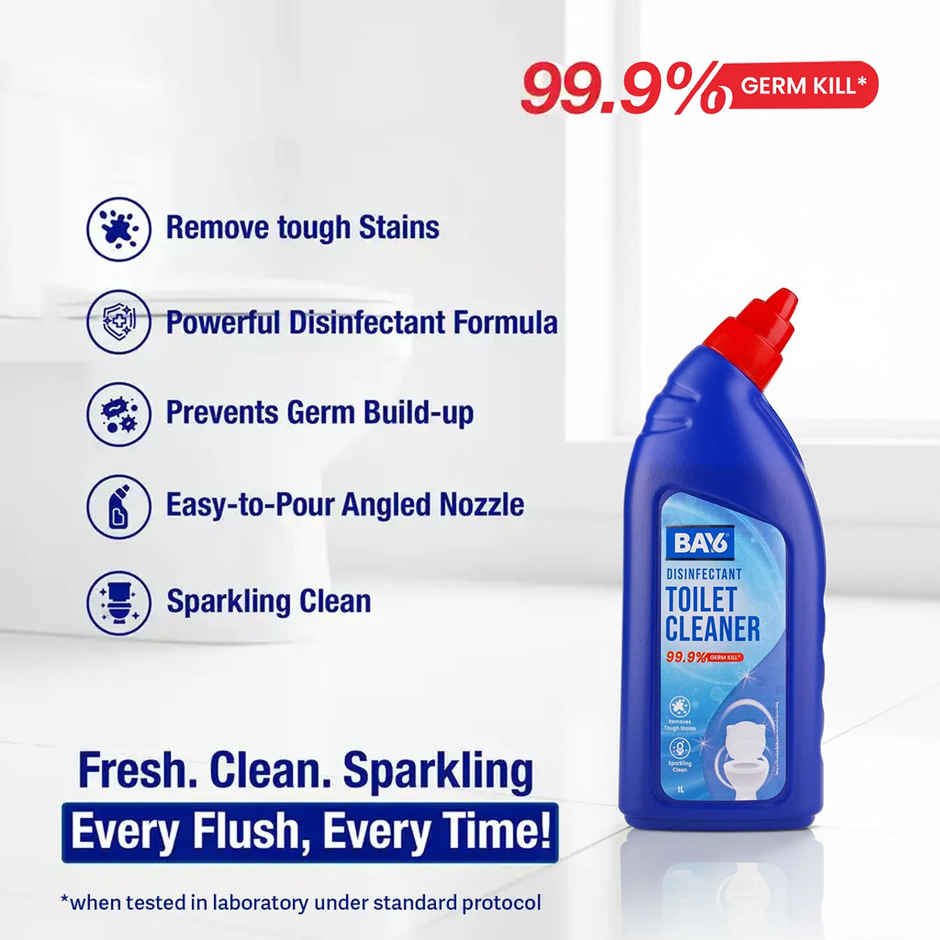 BAY6 Toilet Cleaner Sparkling Clean Disinfectant