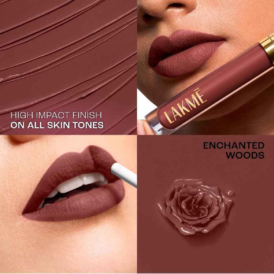 Lakme Rouge Bloom Matte Lip Liquid Enchanted Woods 307