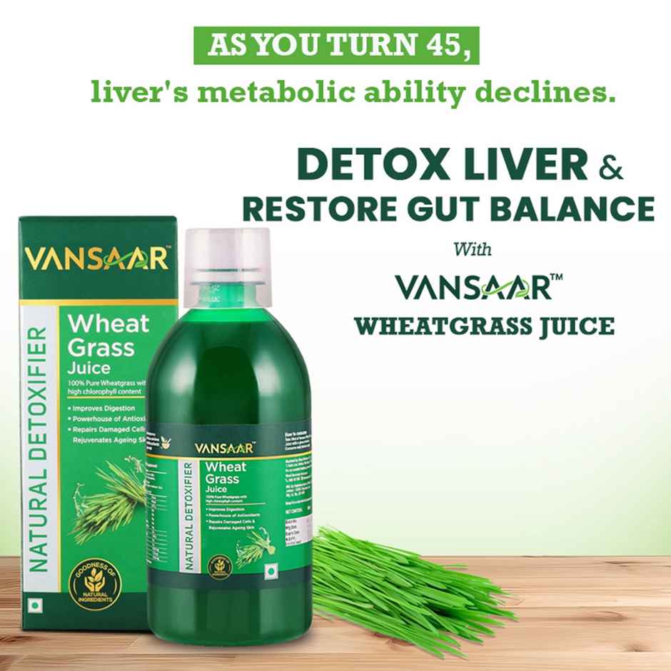 Vansaar 45+ Wheat Grass Juice
