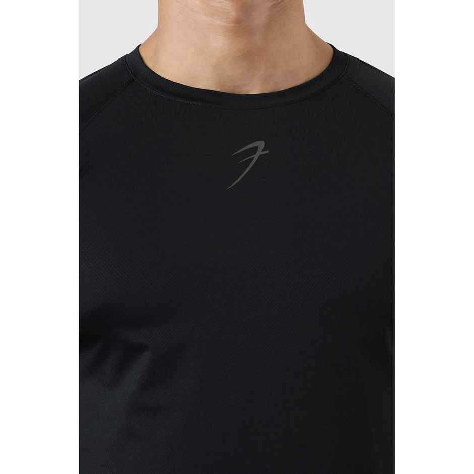 Fuaark Men's Core Full Sleeve GYM T-shirt | Black - XL