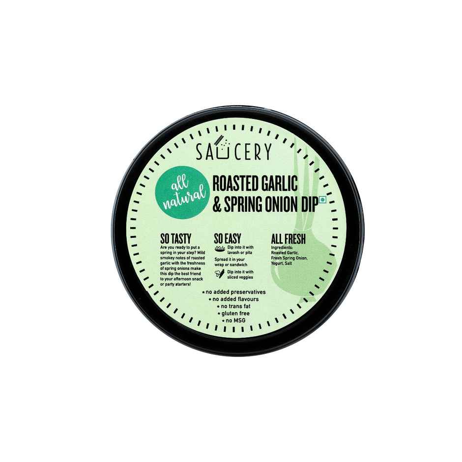 Saucery By Wingreens Roasted Garlic And Spring Onion Dip