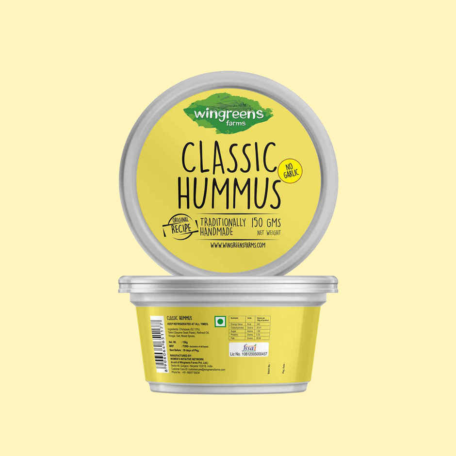 Wingreens Farms Classic Hummus | Hummus Dip