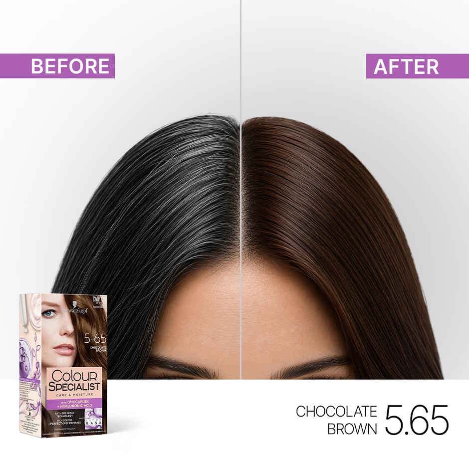 Schwarzkopf Colour Specialist Permanent Hair Colour 5-65 Chocolate Brown