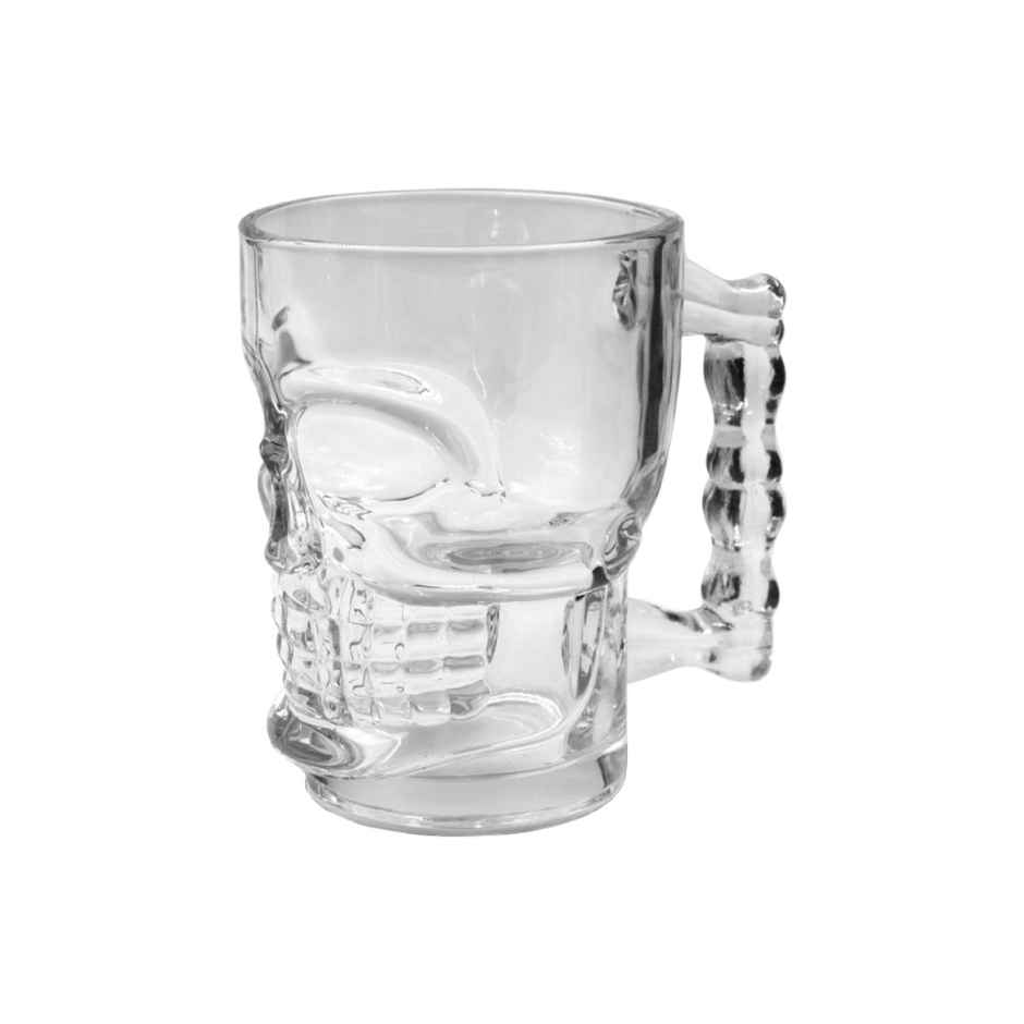 Skull Head Beer Mug | Barware Essential | 500 ml | Set of 2 | Sanjeev Kapoor