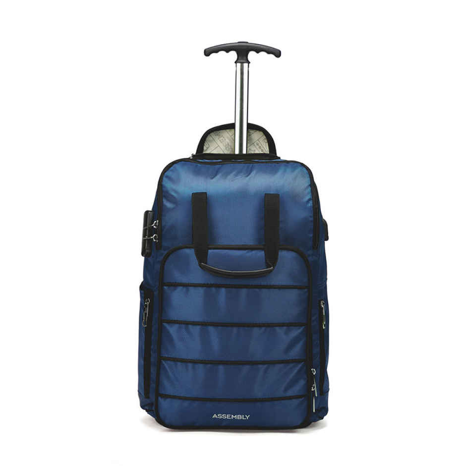 Assembly Amok Laptop Trolley Backpack | Water Resistant - Blue