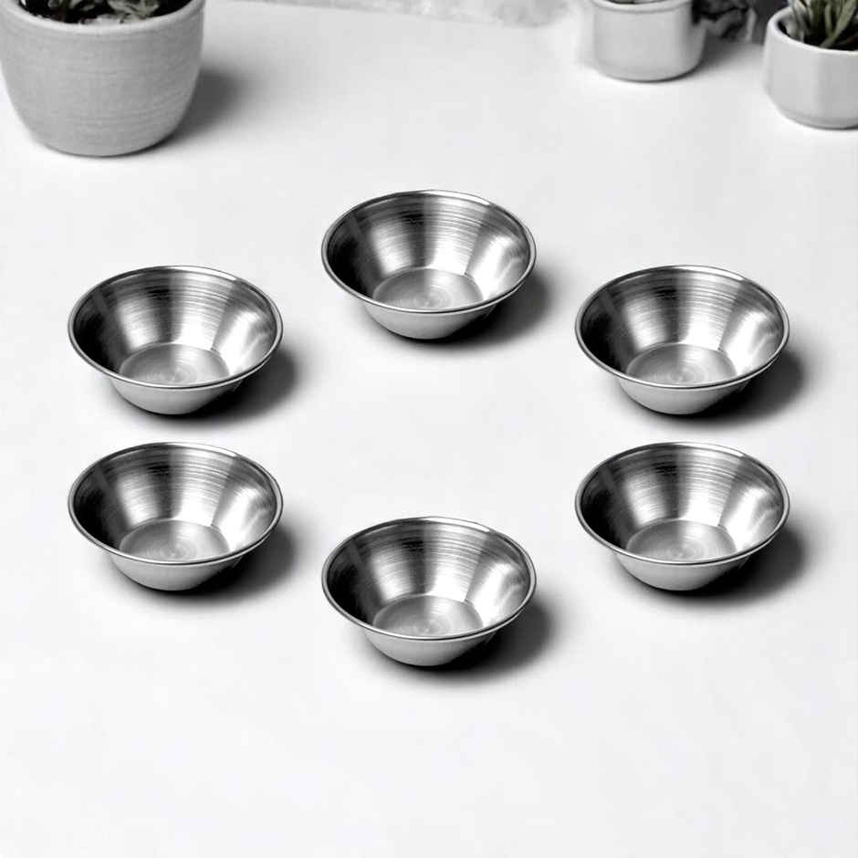 Bombay Kookware Stainless Steel Mini Chutney Bowl, Katori for Cream and Sauces
