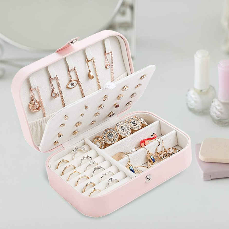 Zedak Portable Jewellery Organizer | Baby Pink