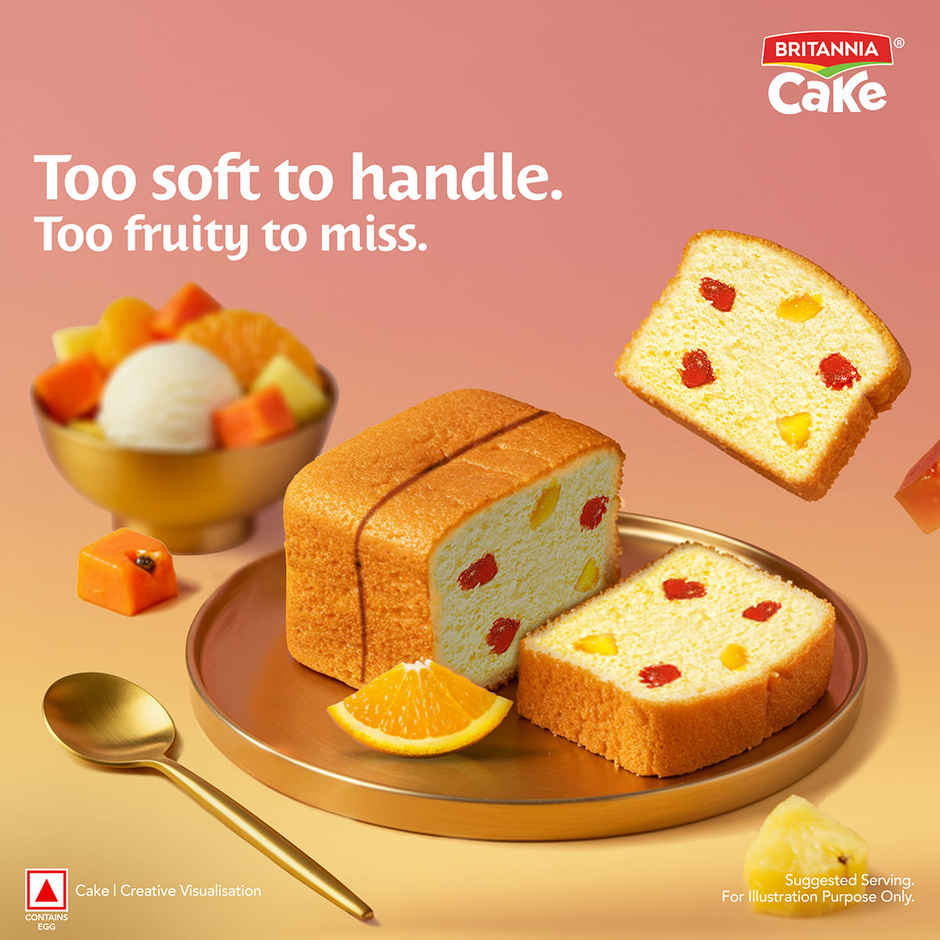 Britannia Gobbles Bar Cake Fruity Fun | Bakery Delight