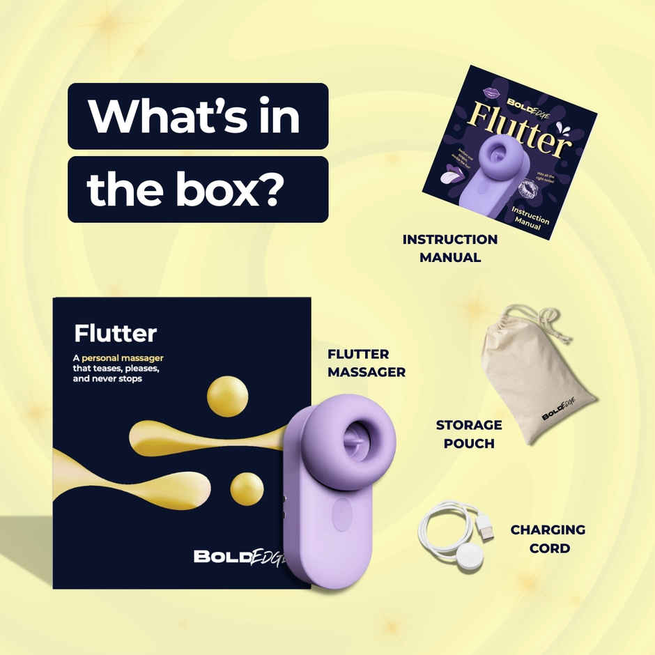 BoldEdge Flutter Tongue and Suction Massager
