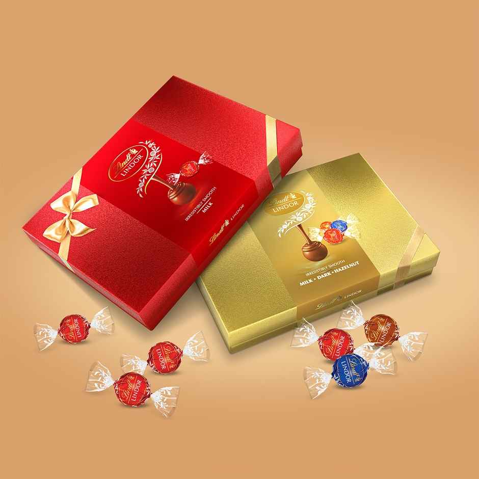 Lindt Lindor Milk Gift Box Combo