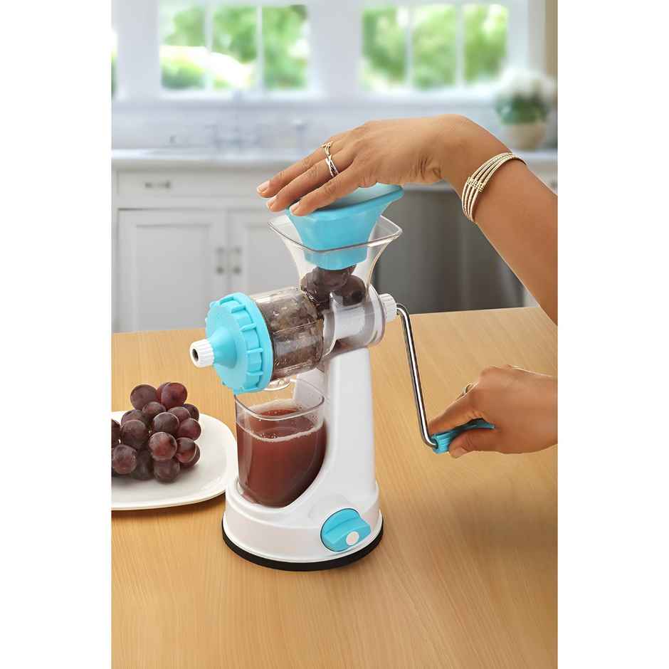 YouBee Manual Hand Juicer with Steel Handle Vacuum Locking System