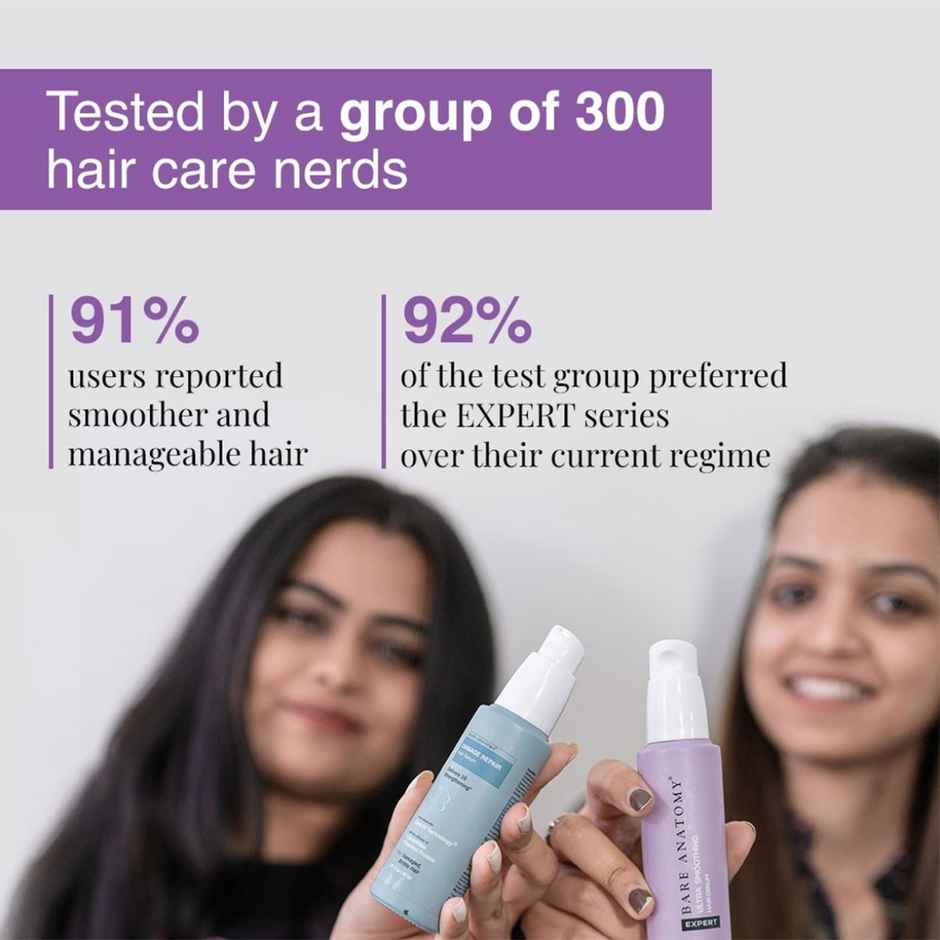 Bare Anatomy Ultra Smoothing Hair Serum Smoothens Hair For Dry & Frizzy Hair