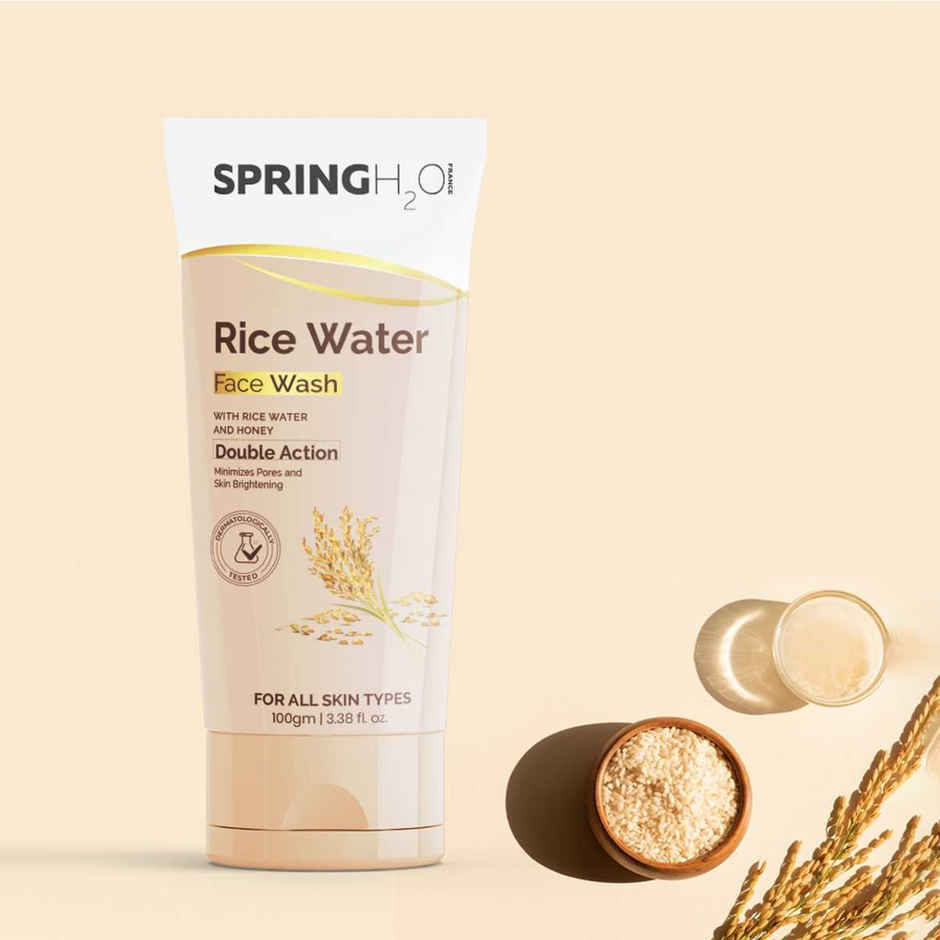 SPRING H2O Rice Water Face Wash
