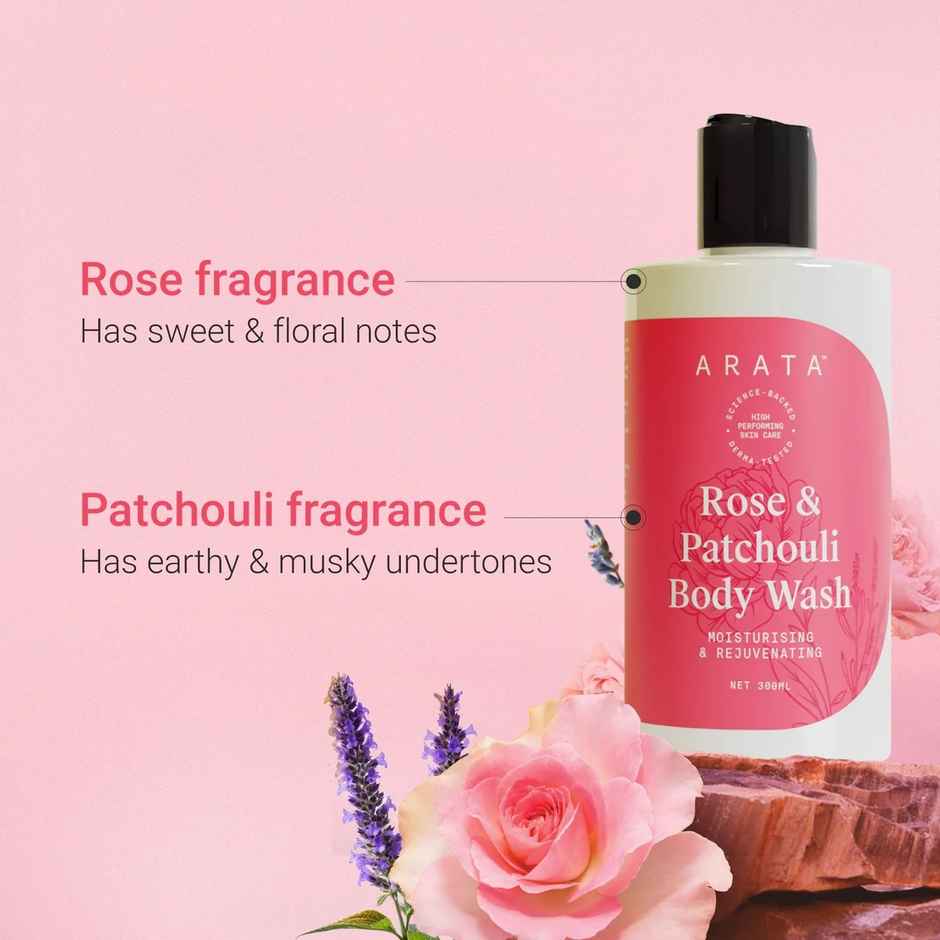Arata Rose & Patchouli Body Wash