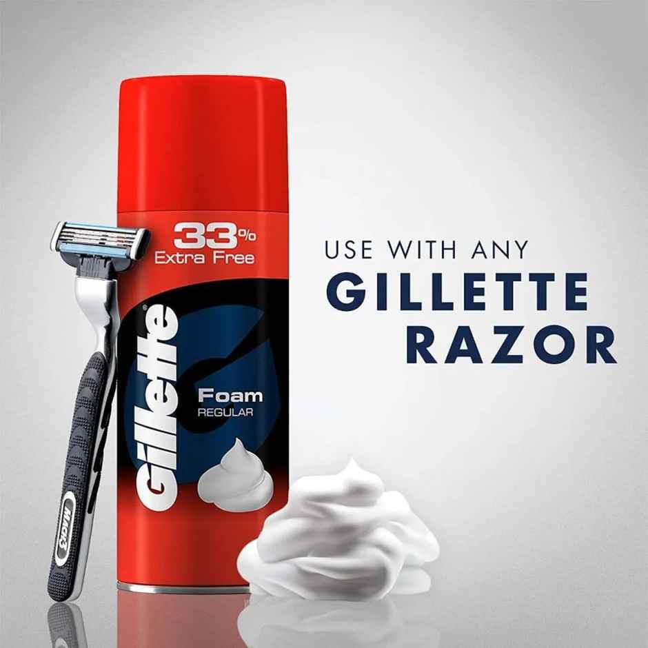Gillette Shave Foam - Classic Regular Skin