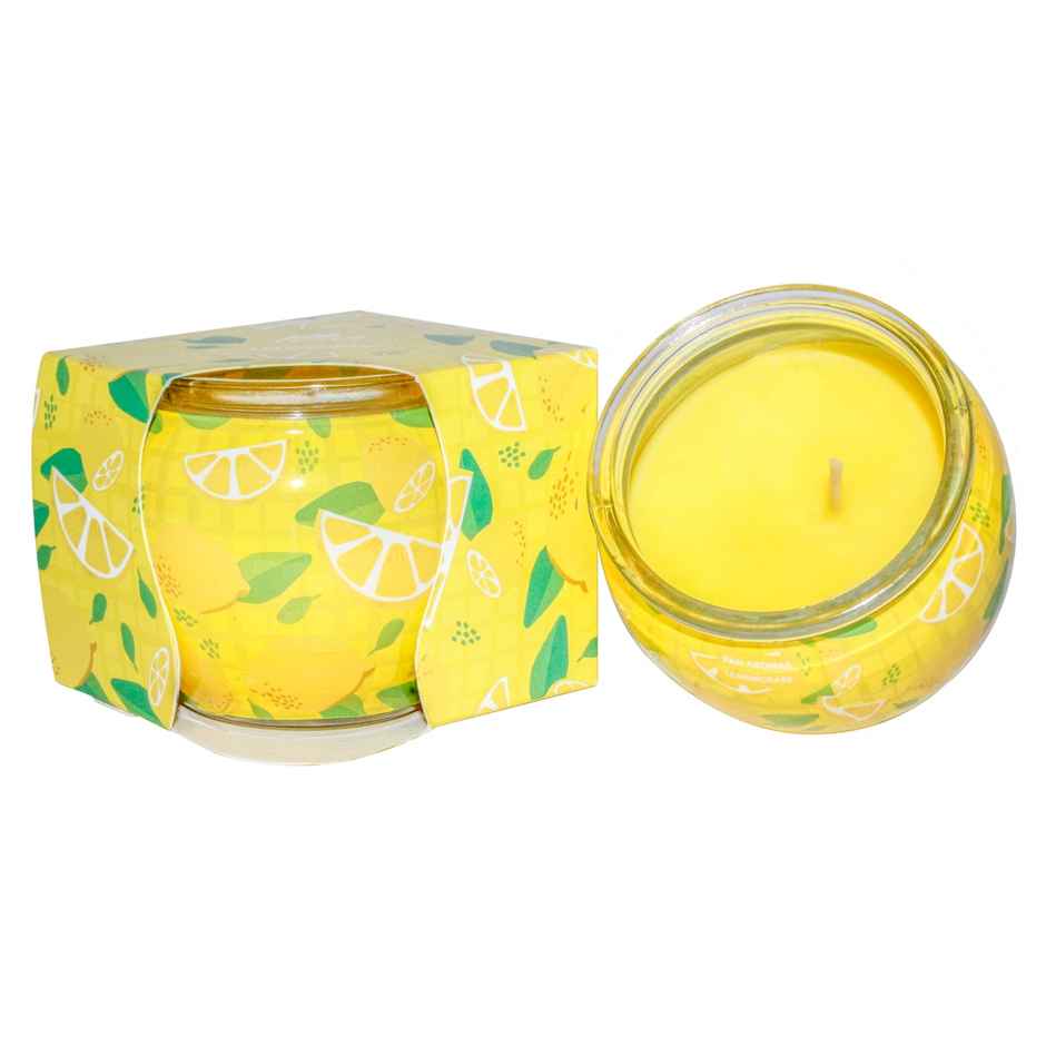 Shrink Sleeve Glass Candle | Lemon Grass | Pan Aromas