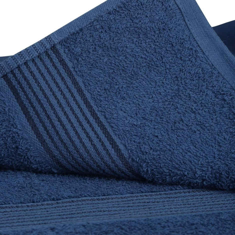 Bianca Hand Towel Soft Cotton | 400 GSM | Blue | Pack of 2 - 60cm x 40cm