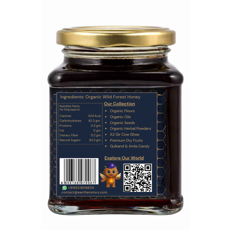 Earthen Story Organic Wild Forest Honey