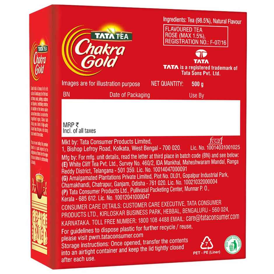 Tata Tea Chakra Gold Premium Black Tea