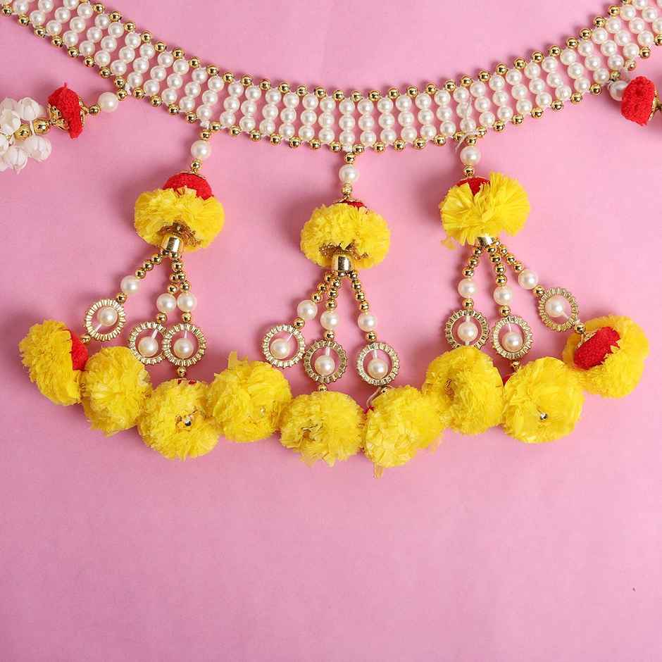 Beadwork Floral Toran For Decoration | Multicolour | Gullak