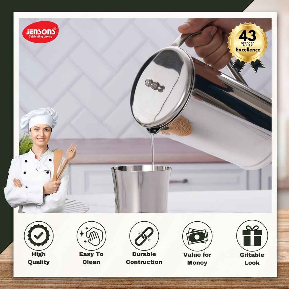 Jensons Stainless Steel Handa Jug