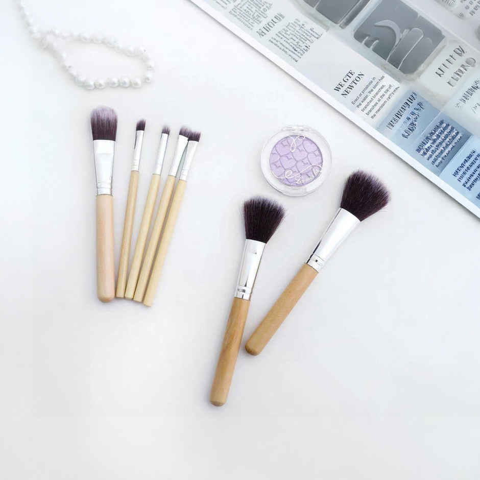 Bronson Professional Soft Bristles Makeup Brush Set With Pouch