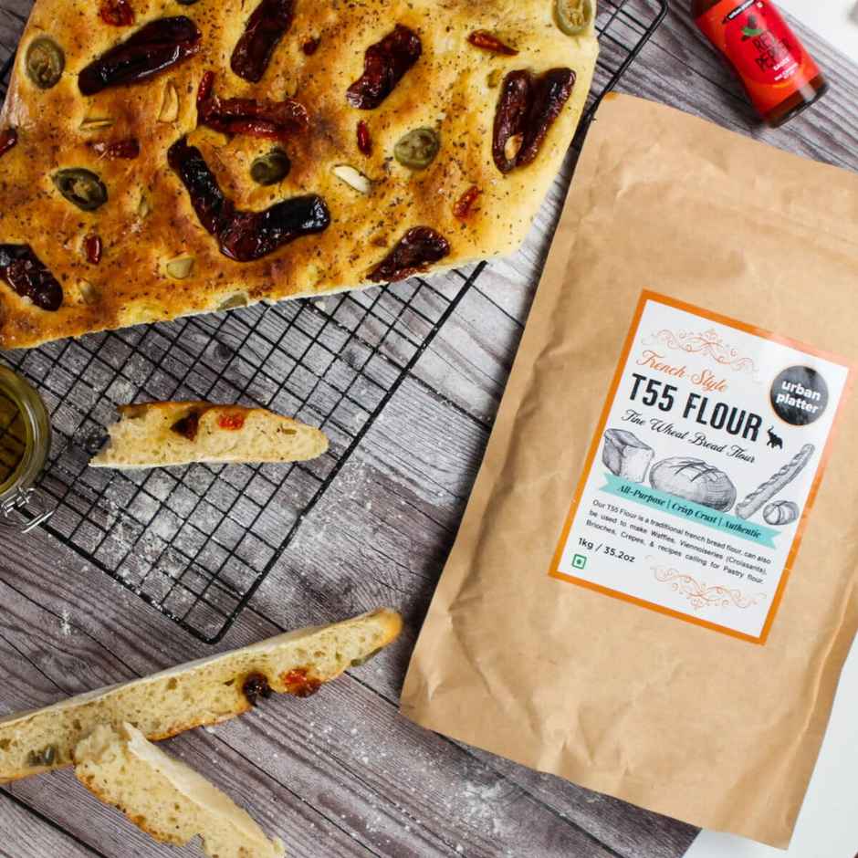 Urban Platter French T55 Fine Wheat Bread Flour, Farine Francaise De Ble