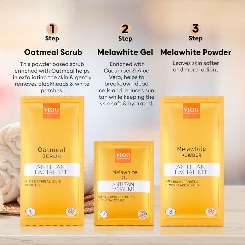 VLCC Salon Anti Tan Facial Kit ( 6 Facials )