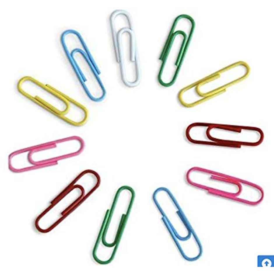 Saya U Gem Clips 33mm | Metal Paper Clips for Document Organization | 75 Clips Pack