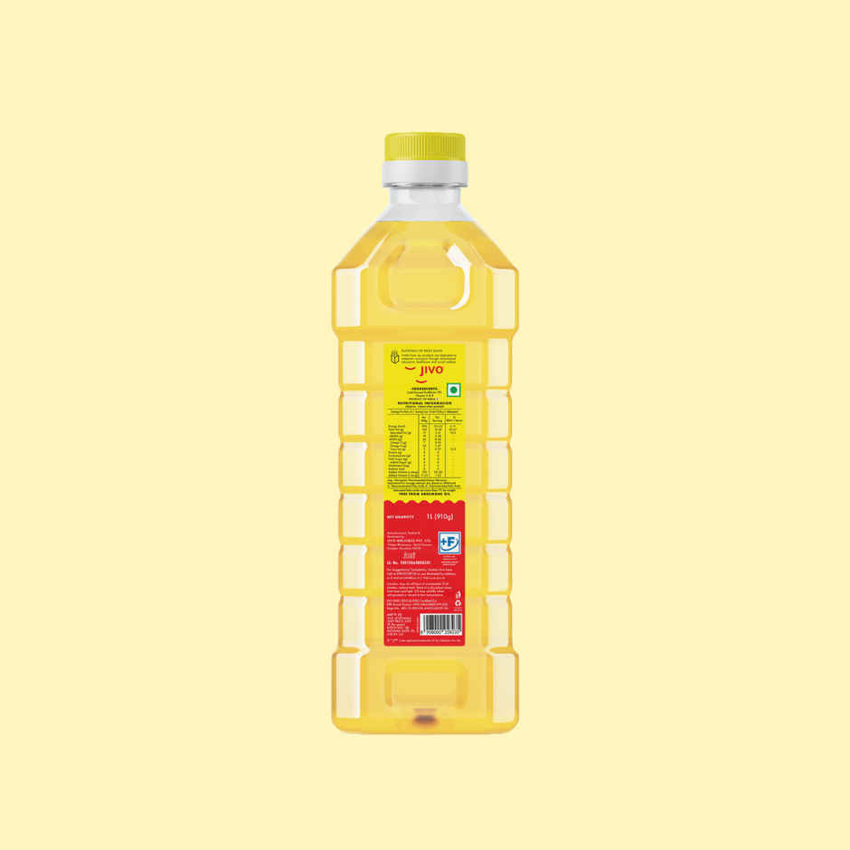 Jivo Sunflower Cold Pressed Oil | Vitamin Fortified Cooking Oil