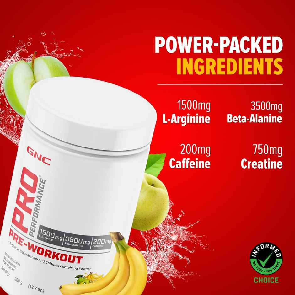 GNC Pro Performance Pre-Workout Boosts Energy & Endurance