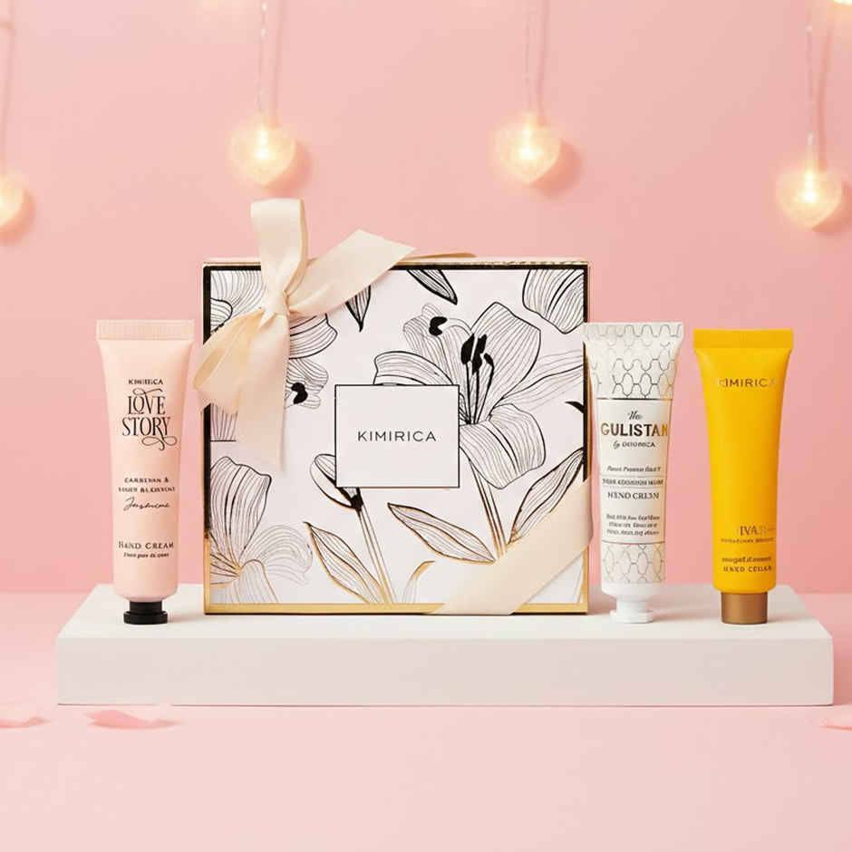 Kimirica Happy Holidays Gift Set | Luxe Hand Cream Trio for Gifting & Self-Care | Limited Edition