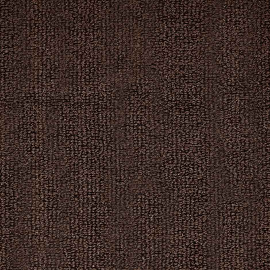 Saral Home Solid PP Yarn Multipurpose Runner with Anti Skid Backing | Dark Brown - 43 x 120 cm