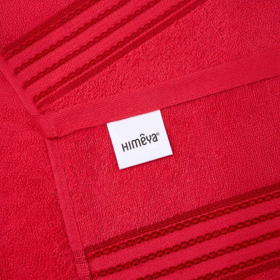Himeya Quick Dry 380 GSM Cotton Bath Towel | Spanish Red
