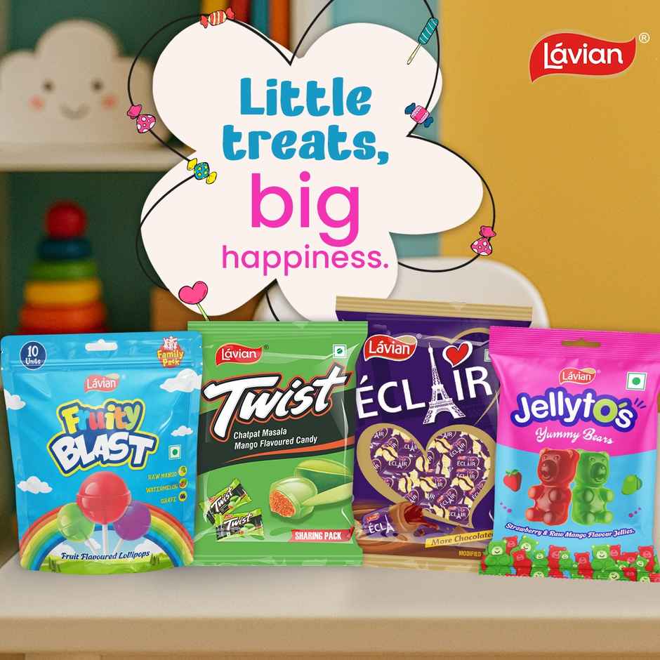 Lavian Exotique Jellytos Bears | Chewy & Fruity Candy