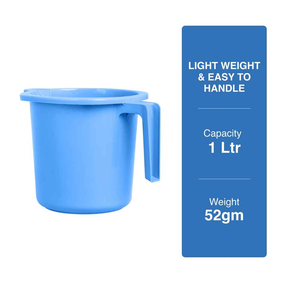 BAY6 Royce Bath Mug 1 L - Blue