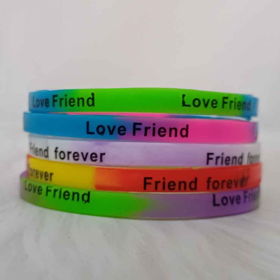 Friendship Rubber Bands | Assorted | Pack Of 5 | Gullak