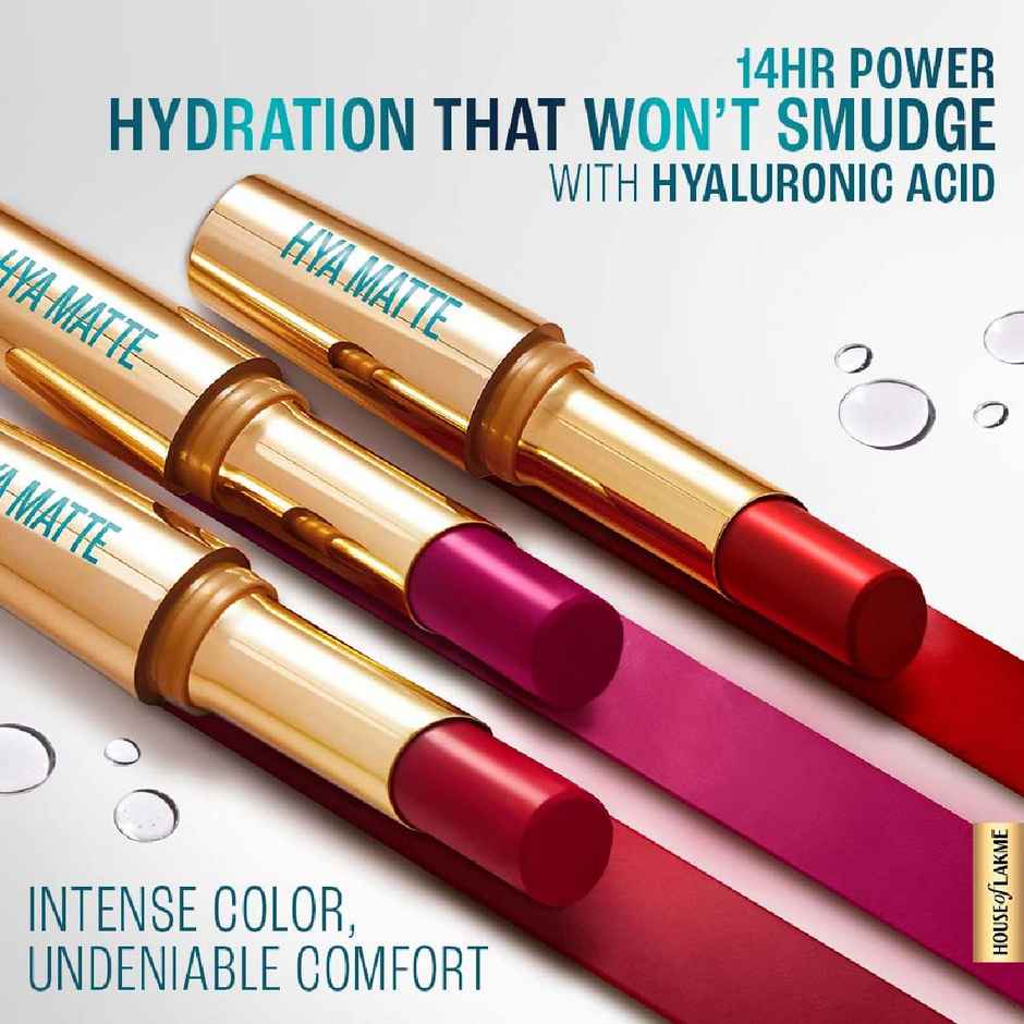Lakme 9to5 Hya Matte Lipstick | Plum Pitch
