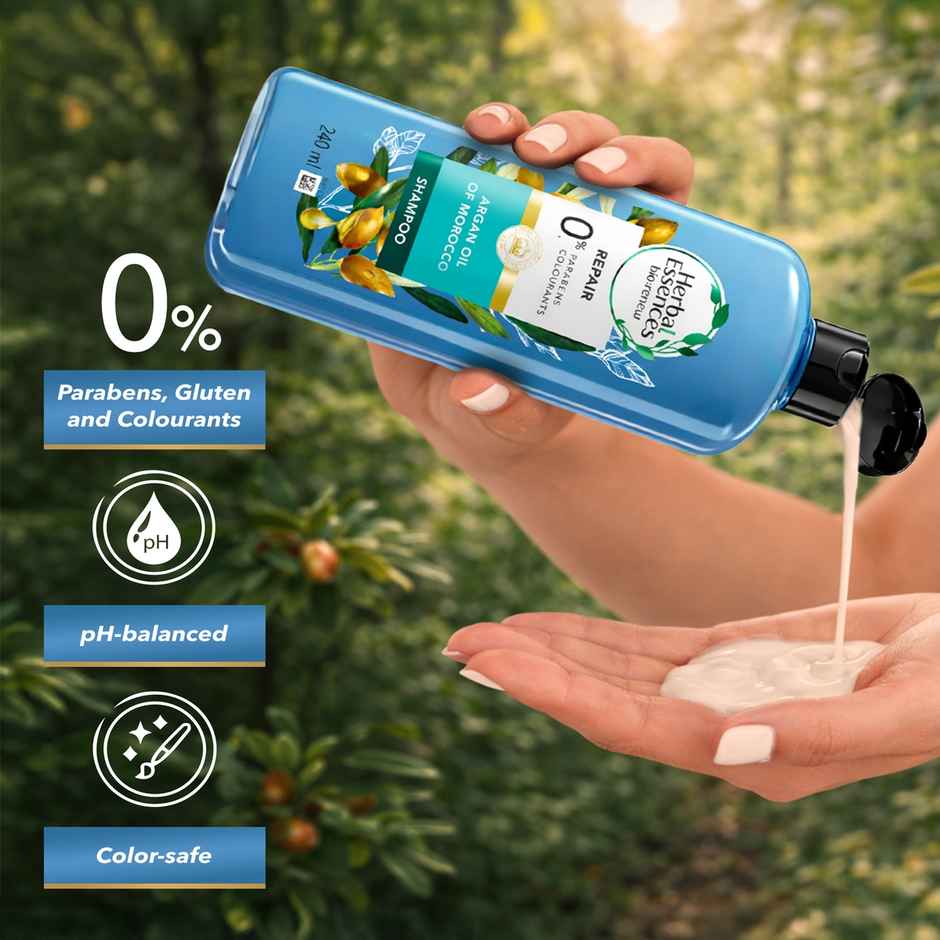 Herbal Essence Argan Oil Of Morocco Shampoo 240 Ml & Herbal Essence Argan Oil Of Morocco Conditiners 240 Ml Combo 