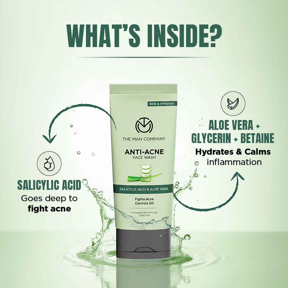 The Man Company Anti Acne Face Wash with Salicylic Acid